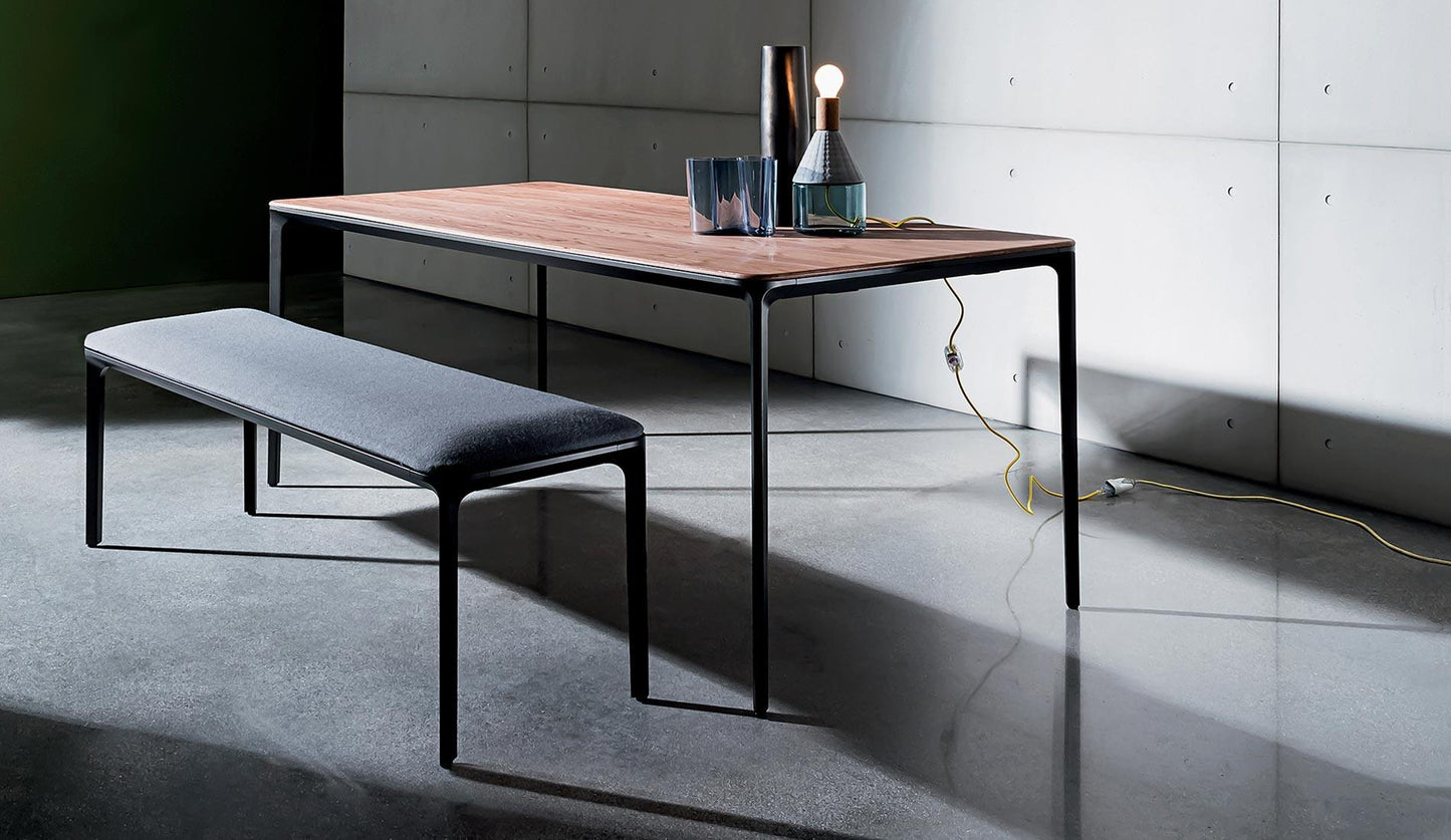 Sovet - Sovet Slim Ausziehtisch | Schwarz - Eiche - Ausziehtische - Sarto Group