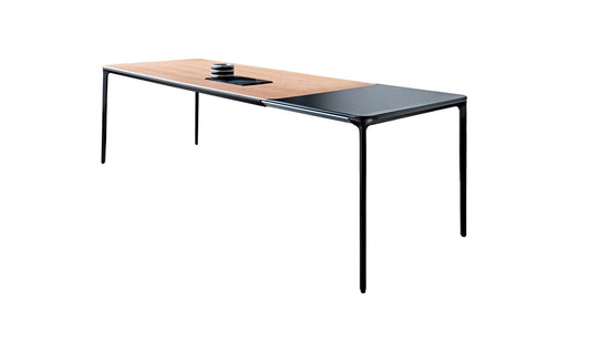 Sovet - Sovet Slim Ausziehtisch | Schwarz - Eiche - Ausziehtische - Sarto Group