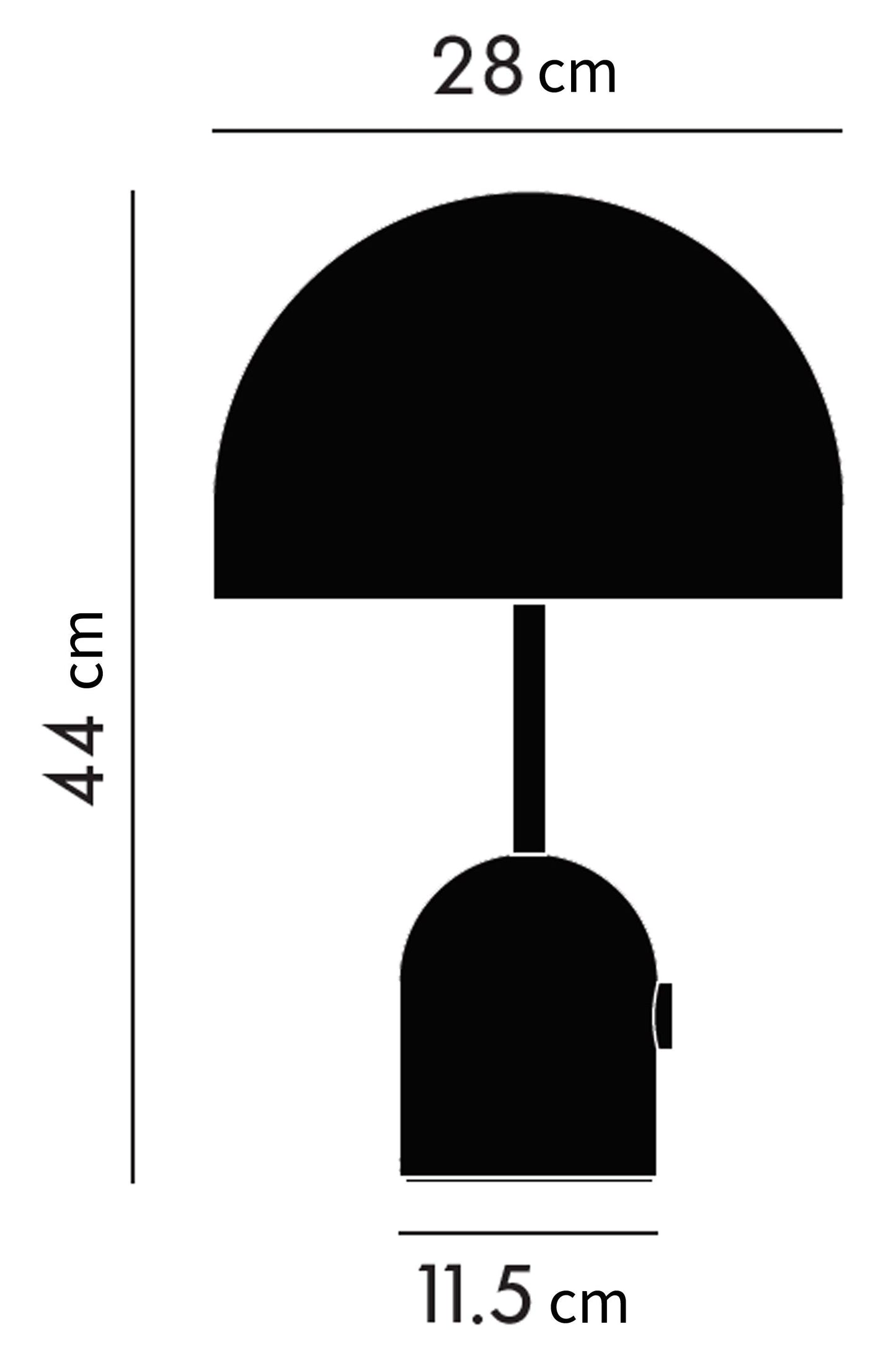 Tom Dixon - Tom Dixon Bell Tischleuchte - Tischleuchten - Sarto Group