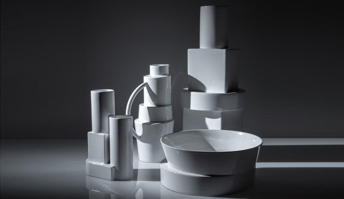 Tom Dixon - Tom Dixon Block Large Vase - Vasen - Sarto Group