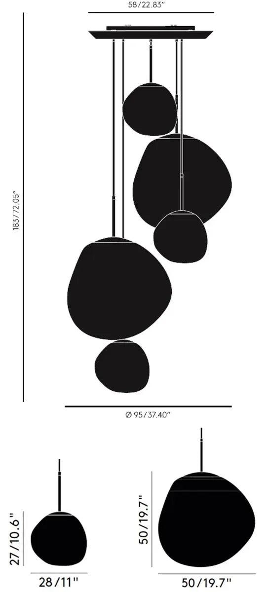 Tom Dixon - Tom Dixon Melt Large Round Hängeleuchte | LED - Hängeleuchten - Sarto Group