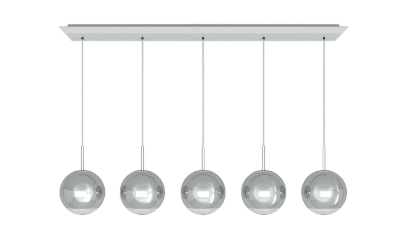 Tom Dixon - Tom Dixon Mirror Ball 25 Linear Hängeleuchte - Hängeleuchten - Sarto Group