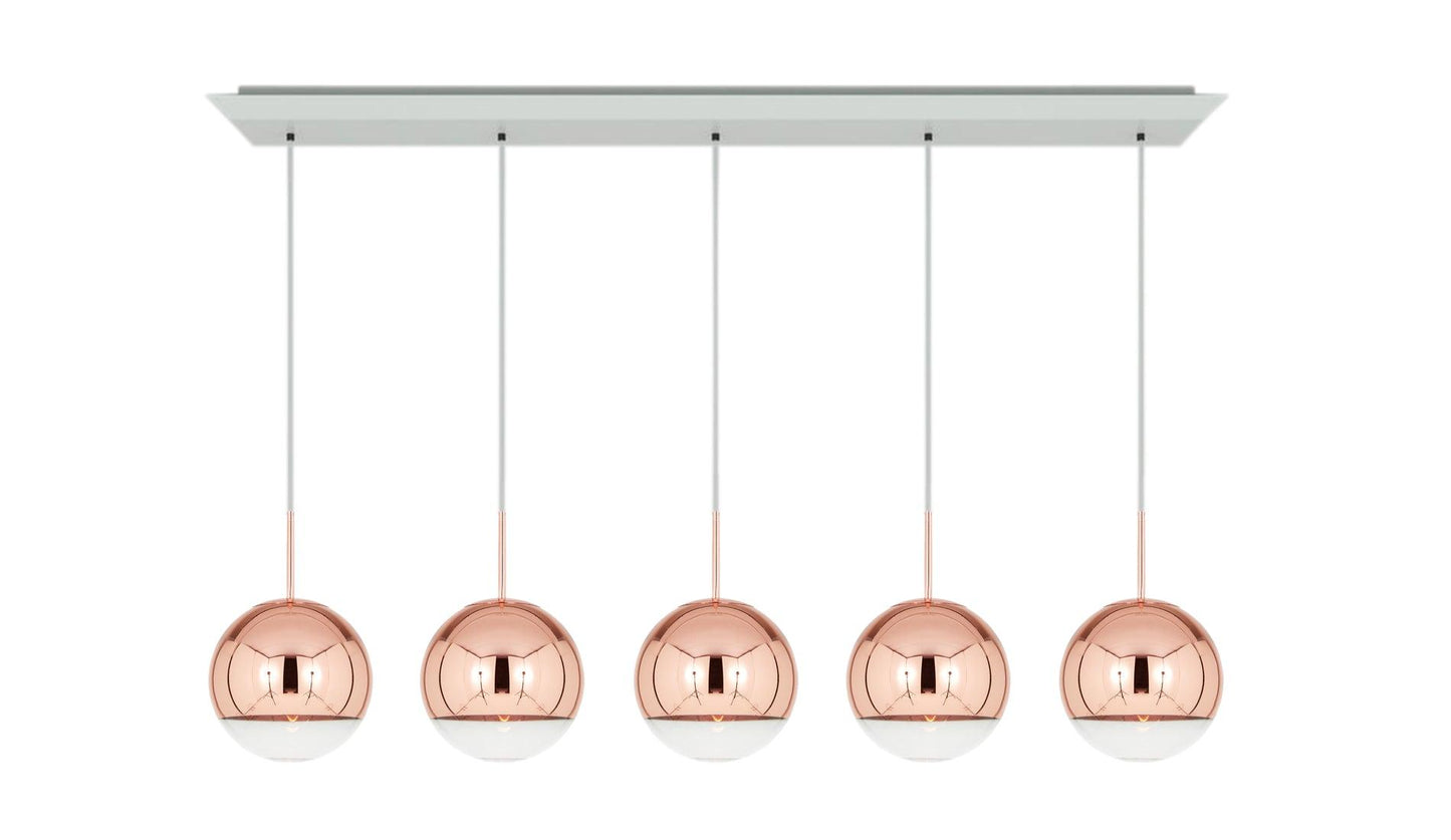 Tom Dixon - Tom Dixon Mirror Ball 25 Linear Hängeleuchte - Hängeleuchten - Sarto Group