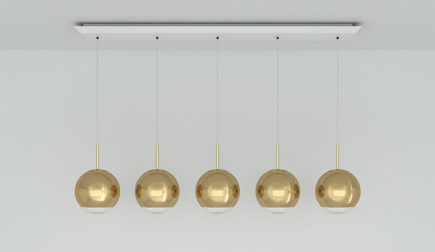 Tom Dixon - Tom Dixon Mirror Ball 25 Linear Hängeleuchte - Hängeleuchten - Sarto Group