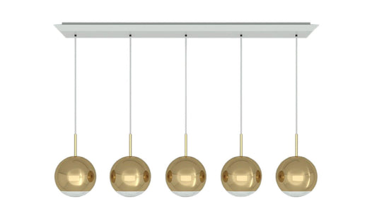 Tom Dixon - Tom Dixon Mirror Ball 25 Linear Hängeleuchte - Hängeleuchten - Sarto Group