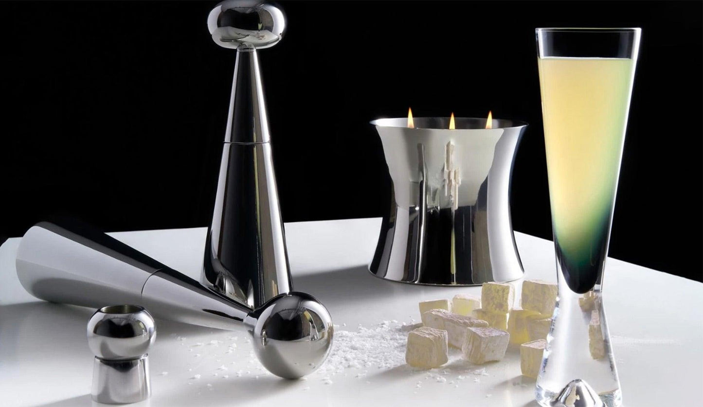 Tom Dixon - Tom Dixon Tank Champagnergläser schwarz | 2er Set - Stielgläser - Sarto Group