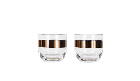 Tom Dixon - Tom Dixon Tank Whiskey Gläser | 2er Set - Trinkgläser - Sarto Group
