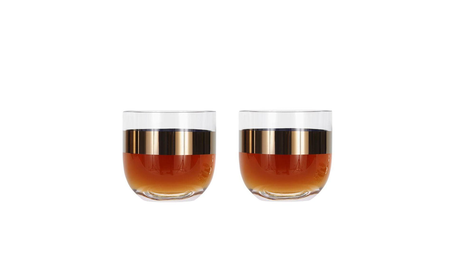 Tom Dixon - Tom Dixon Tank Whiskey Gläser | 2er Set - Trinkgläser - Sarto Group