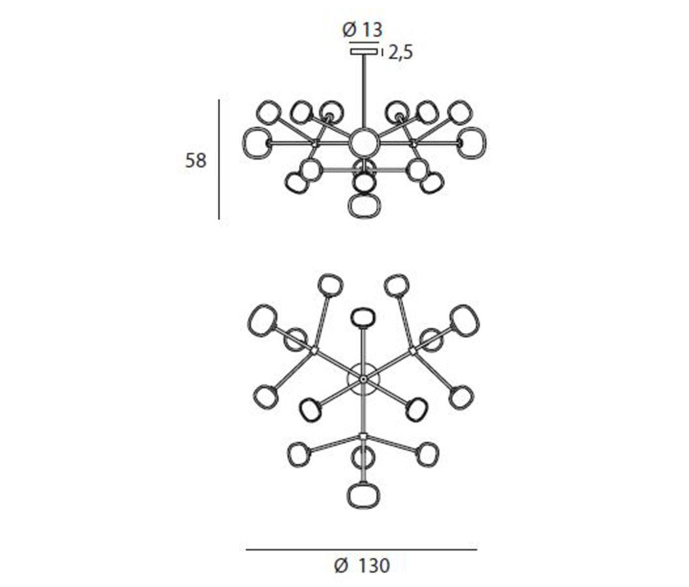 TOOY - TOOY Nabila 552.16 Hängeleuchte - Hängeleuchten - Sarto Group