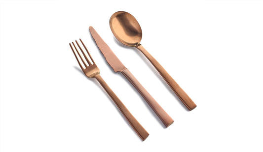 Valerie Objects - Valerie Objects Maarten Baas Dessertbesteck Kupfer | 12 tlg - Dessertbesteck - Sarto Group