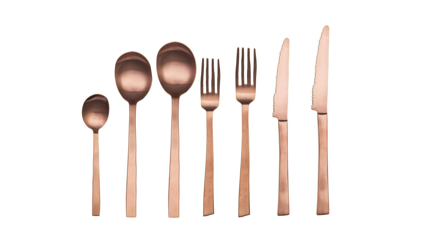 Valerie Objects - Valerie Objects Maarten Baas Dessertbesteck Kupfer | 12 tlg - Dessertbesteck - Sarto Group