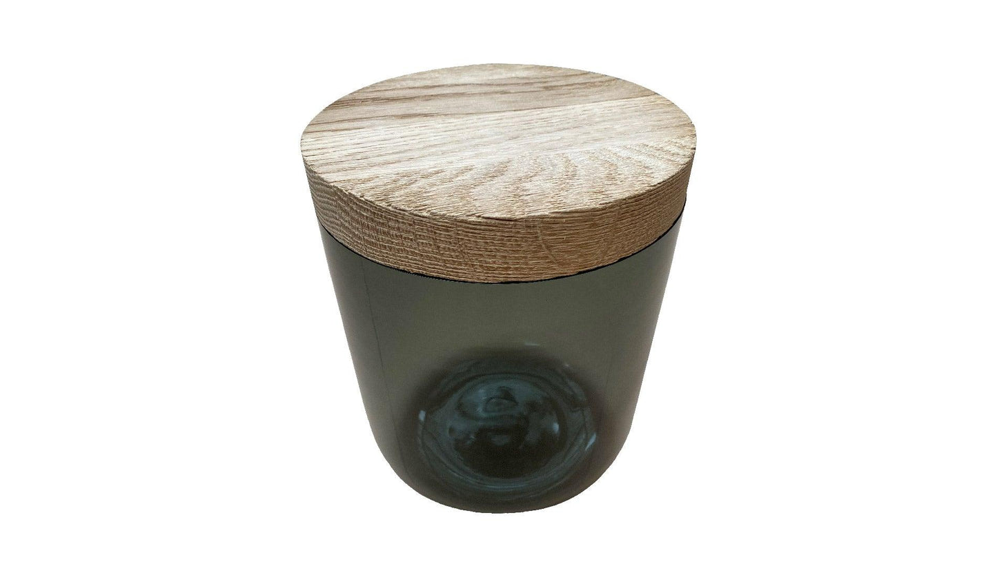 When Objects Work - When Objects Work Glasdose-Schwarz-Version II - Eiche - Glasdosen - Sarto Group