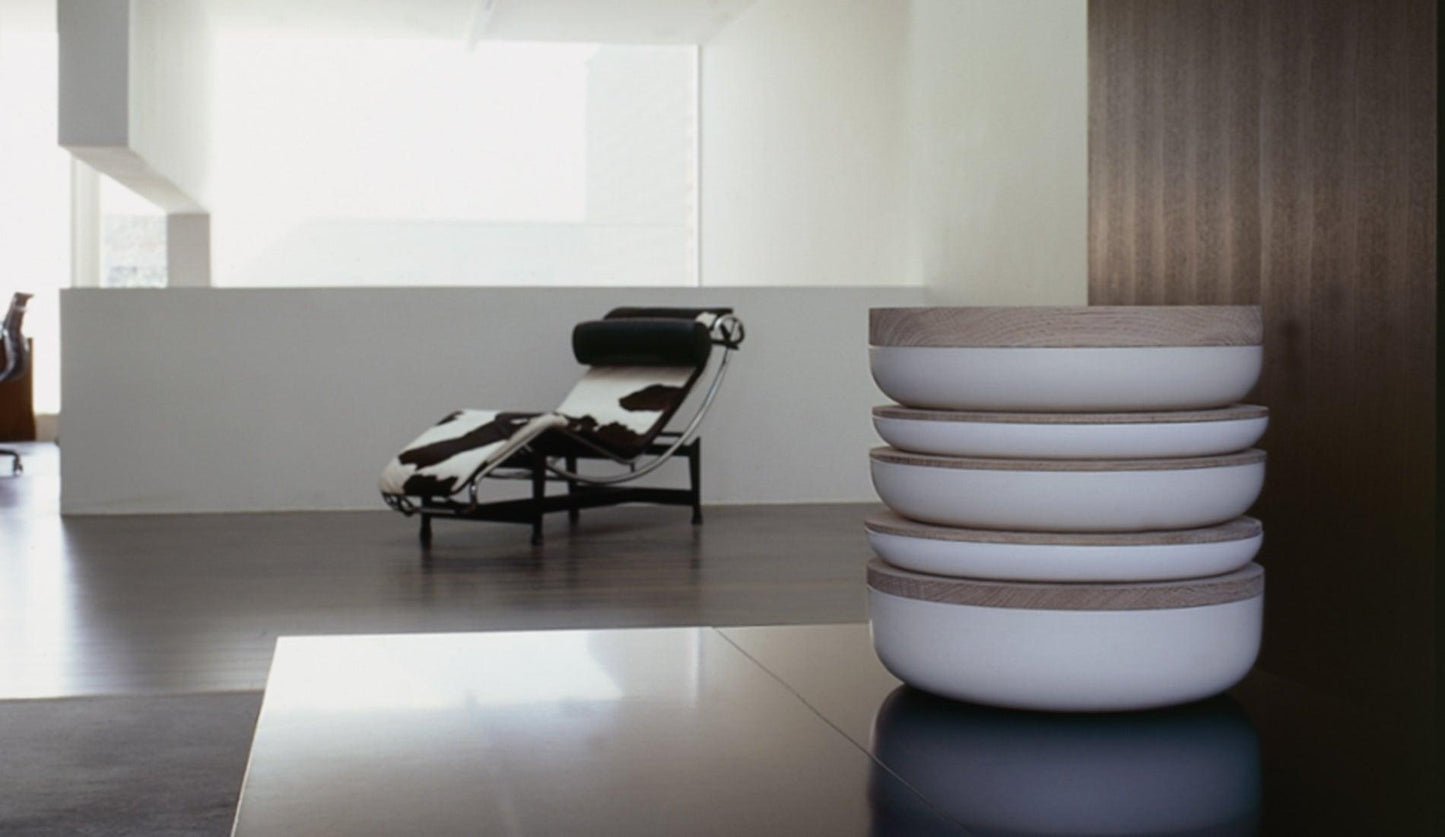 When Objects Work - When Objects Work VVD Pottery Schale Weiß | H5 x Ø30 cm - Dosen - Sarto Group