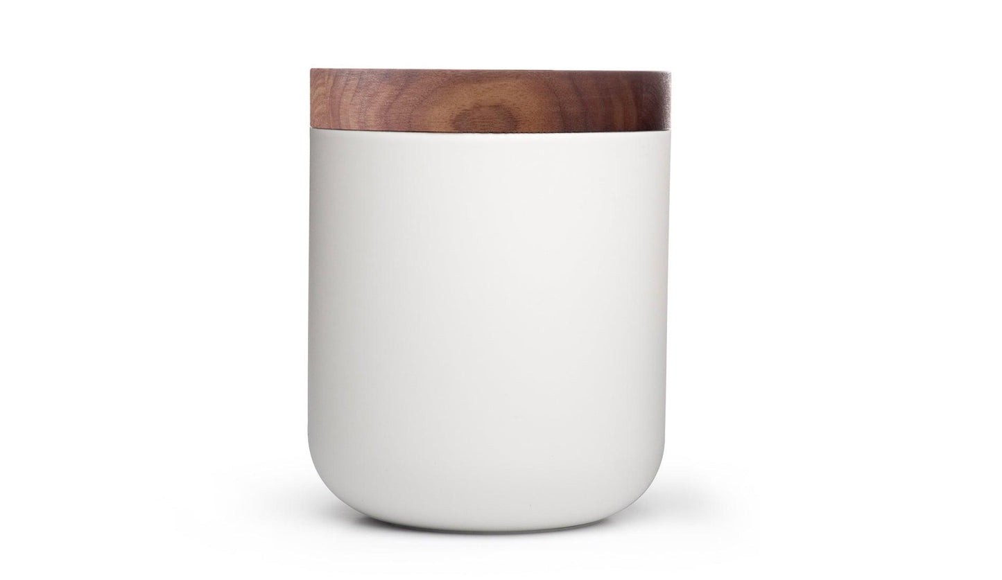 When Objects Work - When Objects Work VVD Pottery Dose Weiß | H17 x Ø15 cm - Dosen - Sarto Group