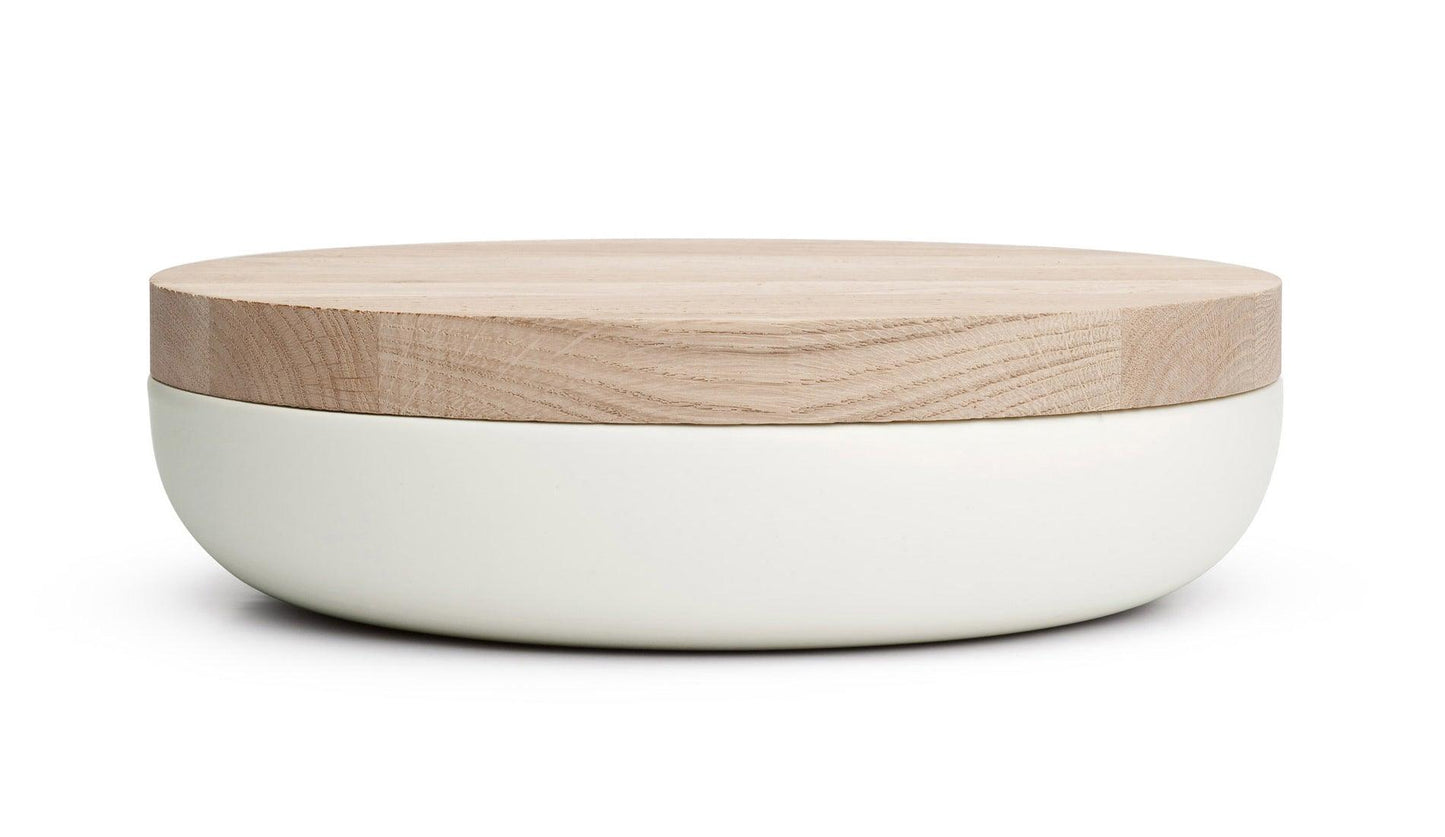 When Objects Work - When Objects Work VVD Pottery Schale Weiß | H5 x Ø30 cm - Dosen - Sarto Group