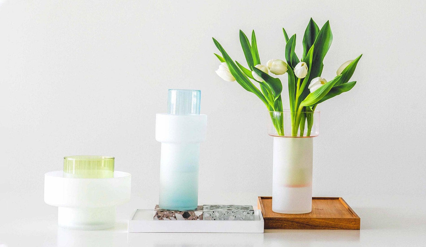 XLBoom - XLBoom Benicia Vase 03 | Grün - Vasen - Sarto Group