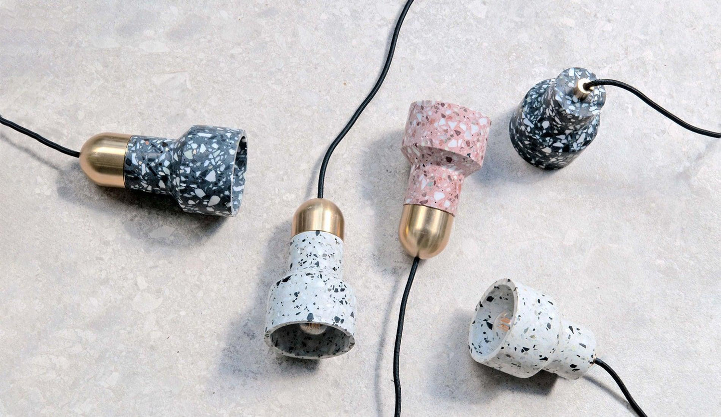 XLBoom - XLBoom Terrazzo Simple Hängeleuchte | Schwarz - Hängeleuchten - Sarto Group