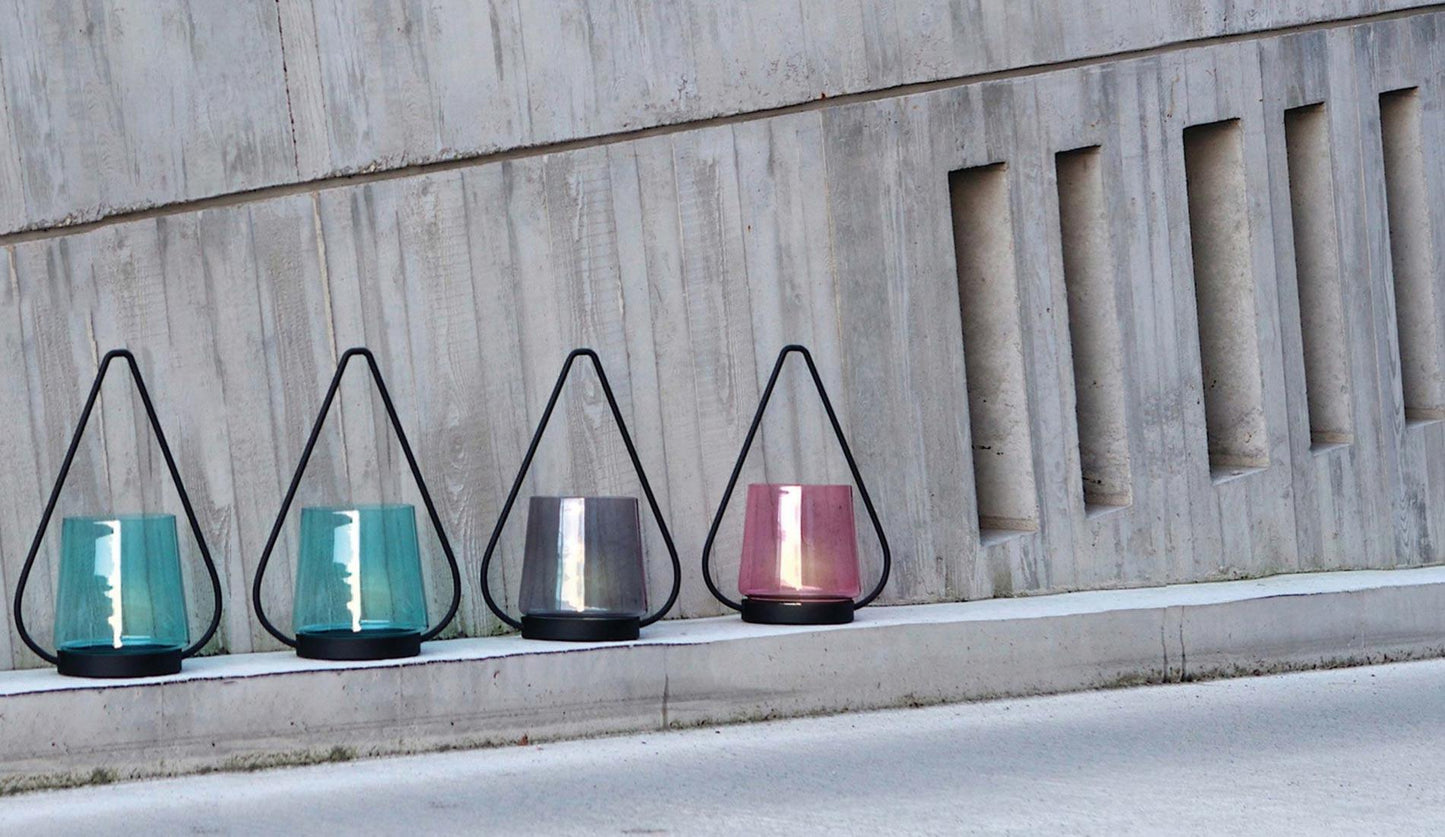 XLBoom - XLBoom Lys XXL Windlicht | Blau - Windlichter - Sarto Group
