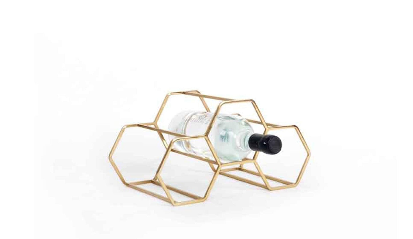 XLBoom - XLBoom Pico Weinregal Messing | für 3 Flaschen - Weinregale - Sarto Group