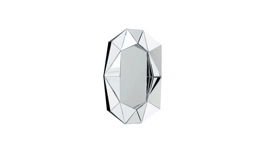 Reflections Copenhagen - Reflections Copenhagen Diamond Mirror Small - Silver - Lagerware - Sarto Group