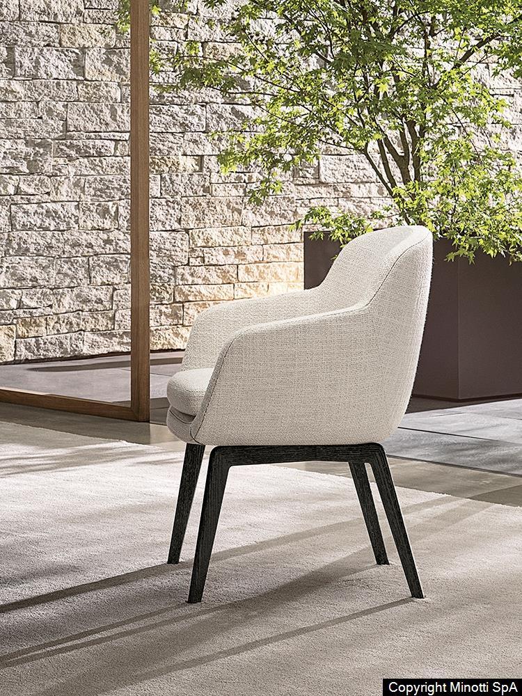 Minotti - Belt Esszimmerstuhl - Stühle - Sarto Group