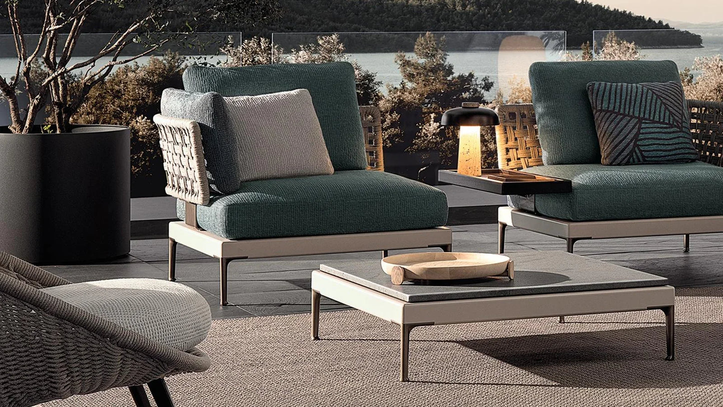 Minotti - Patio Outdoor Beistelltisch - sarto Tailored Interiors Group