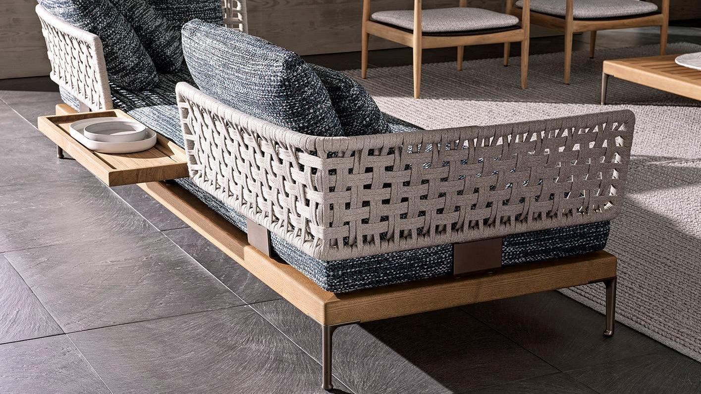 Minotti - Patio Outdoor Sofa - sarto Tailored Interiors Group