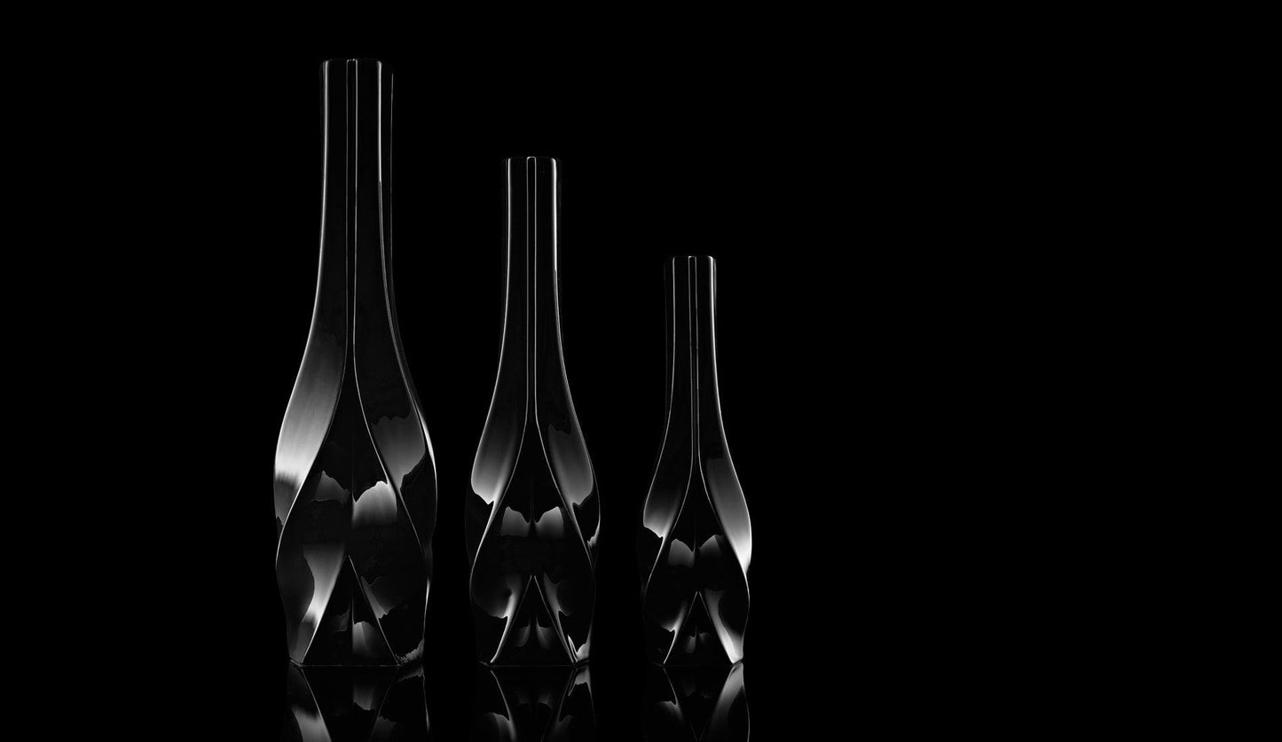 Zaha Hadid - Zaha Hadid Design Braid Kerzenhalter | schwarz - Kerzenhalter - Sarto Group