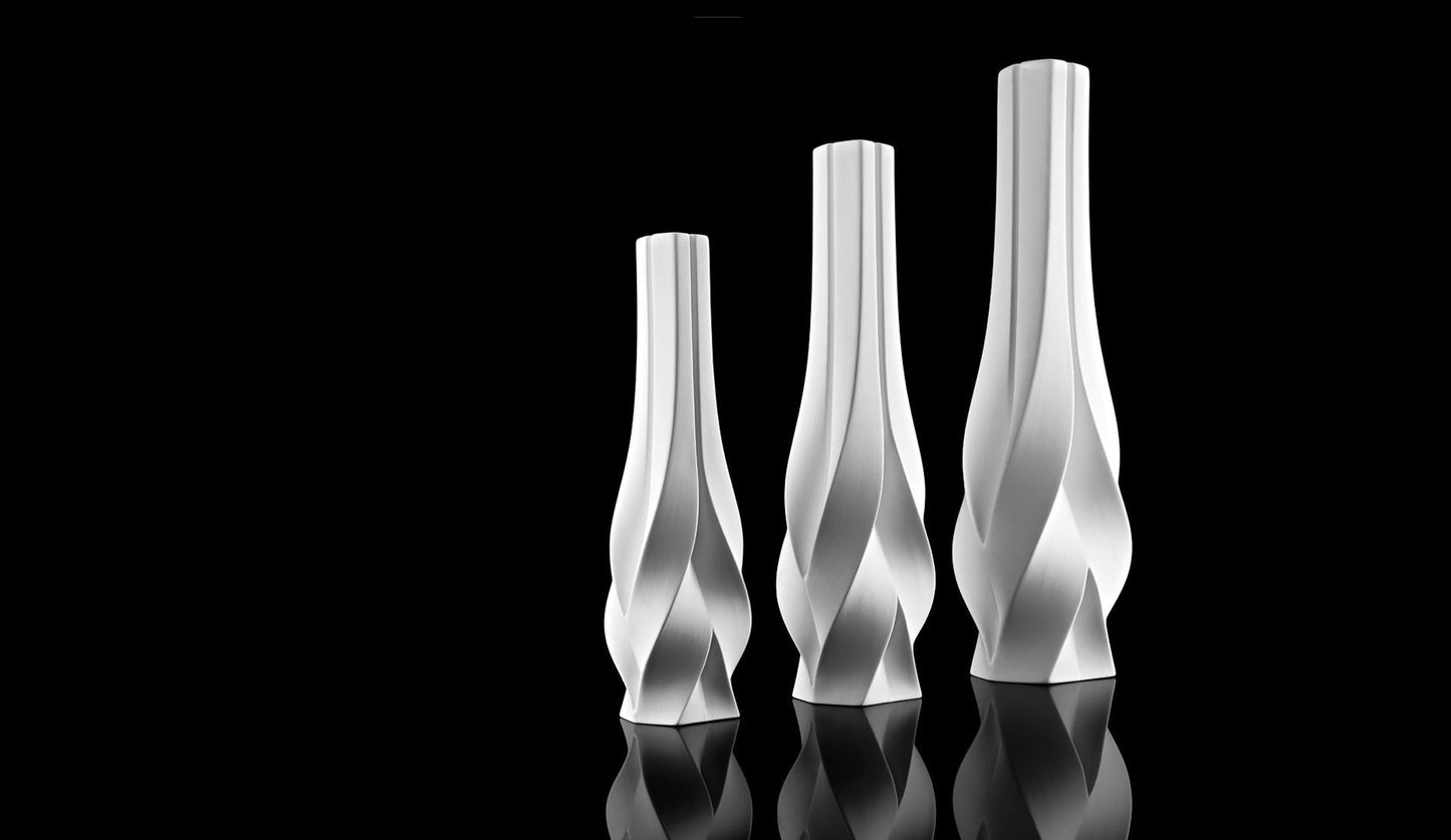 Zaha Hadid - Zaha Hadid Design Braid Kerzenhalter | weiß - Kerzenhalter - Sarto Group