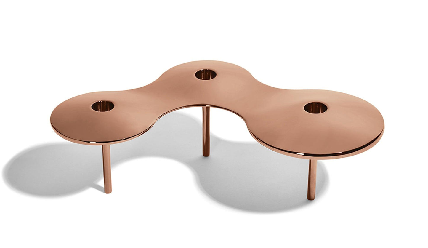 Zaha Hadid - Zaha Hadid Design Cell Kerzenhalter | Roségold | Groß - Kerzenhalter - Sarto Group