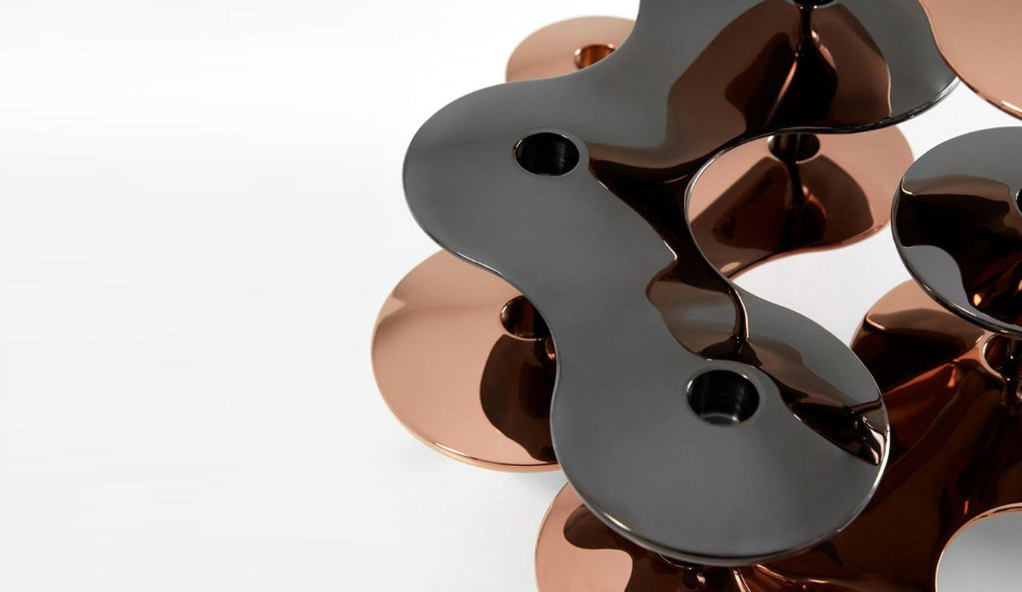 Zaha Hadid - Zaha Hadid Design Cell Kerzenhalter | Roségold | Groß - Kerzenhalter - Sarto Group