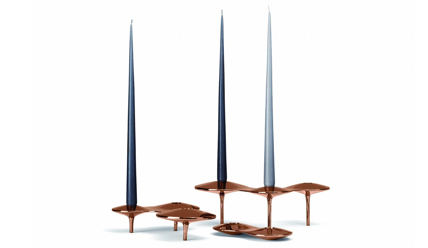 Zaha Hadid - Zaha Hadid Design Cell Kerzenhalter | Roségold | Groß - Kerzenhalter - Sarto Group