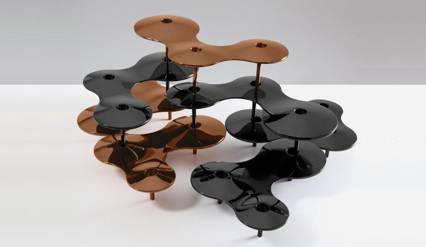 Zaha Hadid - Zaha Hadid Design Cell Kerzenhalter | Roségold | Groß - Kerzenhalter - Sarto Group