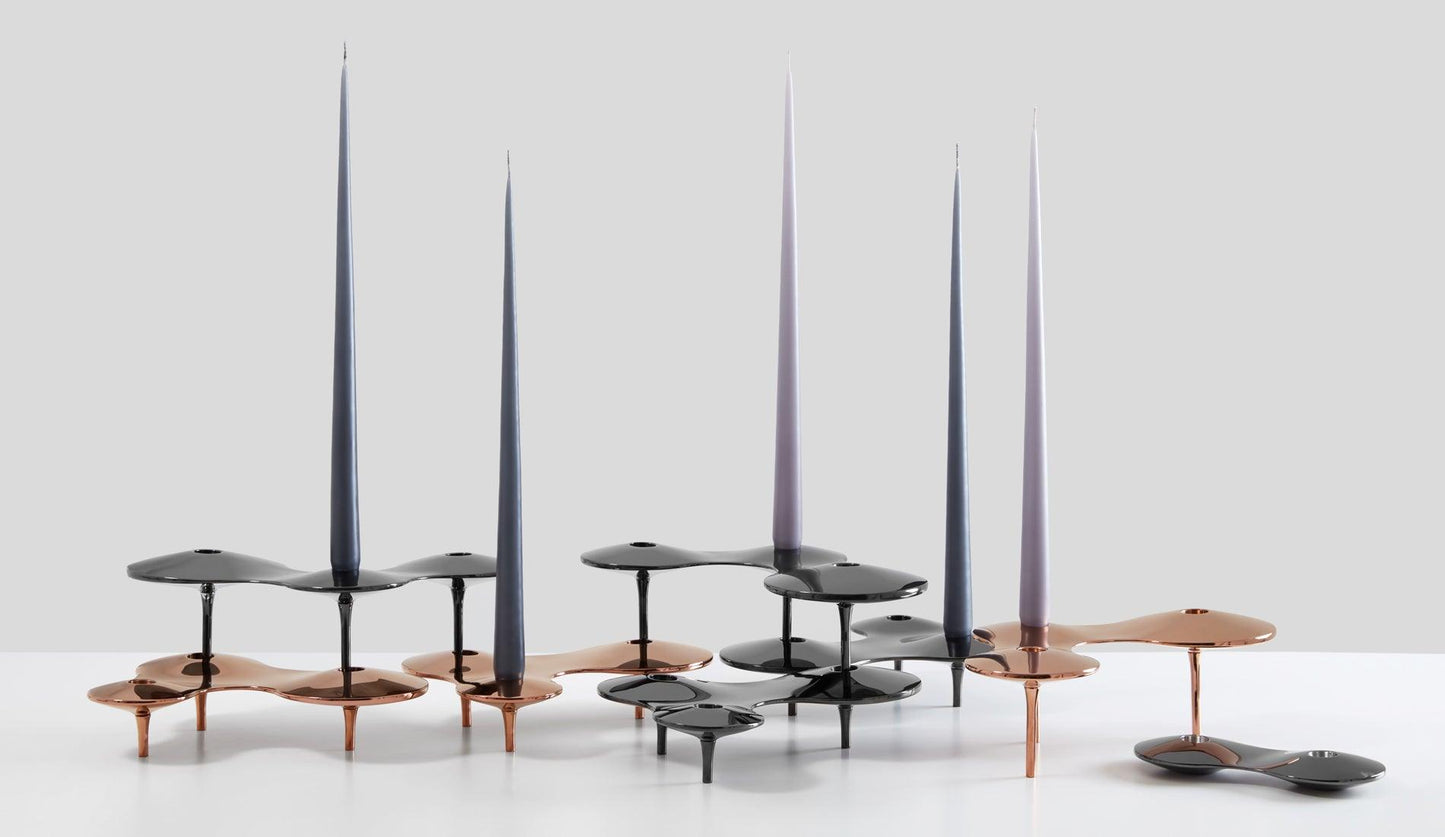 Zaha Hadid - Zaha Hadid Design Cell Kerzenhalter | Roségold | Groß - Kerzenhalter - Sarto Group