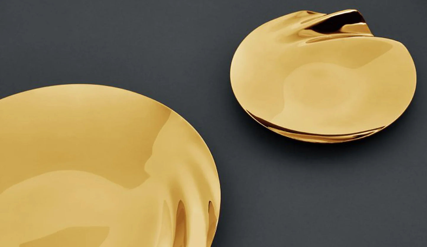 Zaha Hadid - Zaha Hadid Design Serenity Platter Schale Gold | Ø 25 cm - sarto Tailored Interiors Group