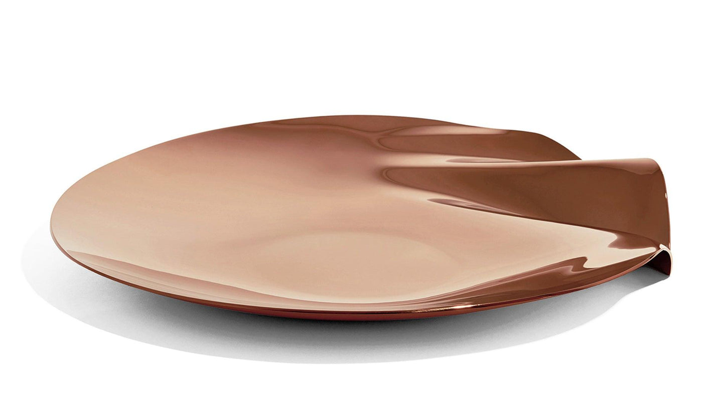 Zaha Hadid - Zaha Hadid Design Serenity Platter Schale Roségold | Ø40 cm - Schalen - Sarto Group