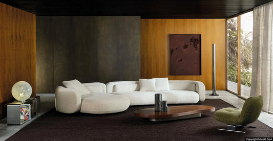 New In: Sofa Bézier von Marcio Kogan/Studio MK 27 bei Minotti Berlin - sarto* - Tailored Interiors Group