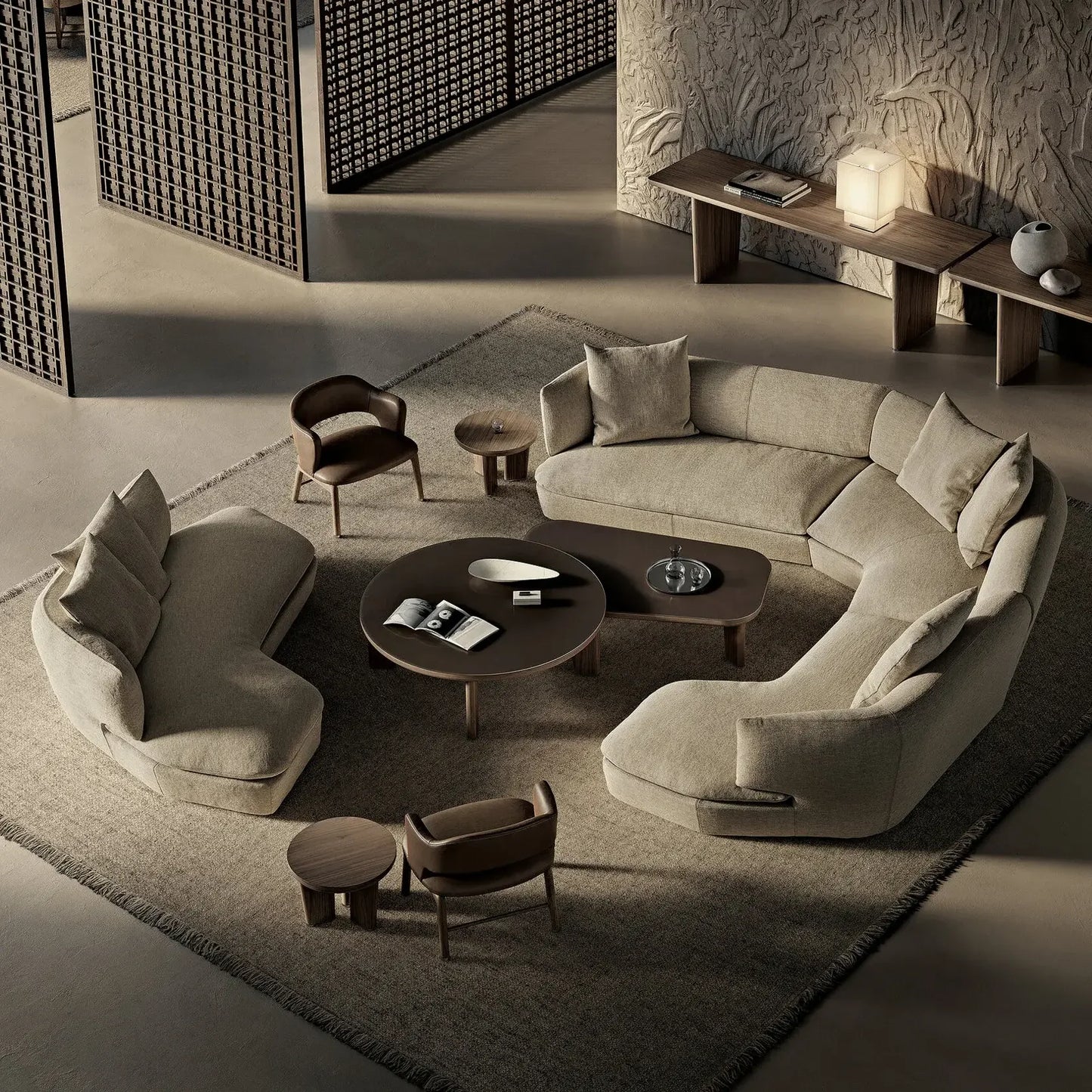 Flexform - Quincy Sofa - sarto Tailored Interiors Group