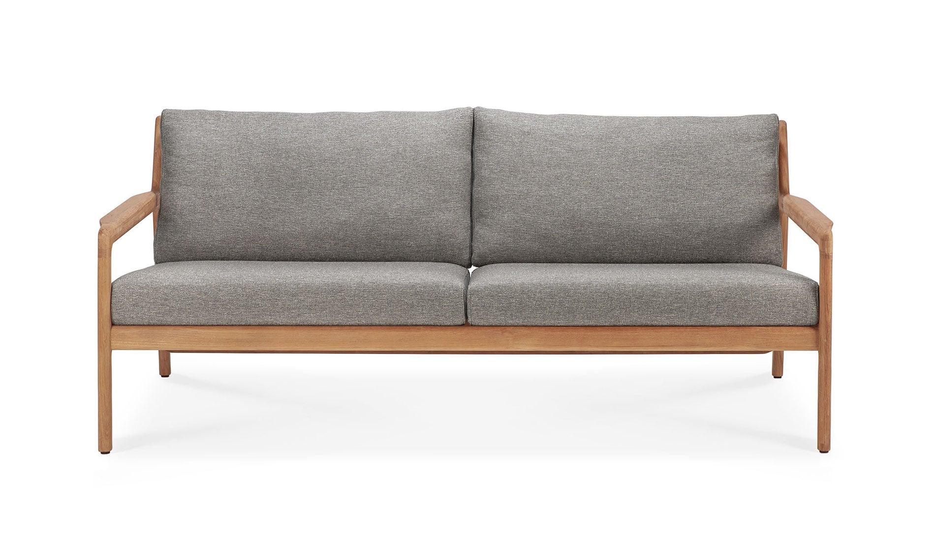Ethnicraft - Ethnicraft Teak Jack Outdoor Sofa | 2-Sitzer - Gartensofas - Sarto Group
