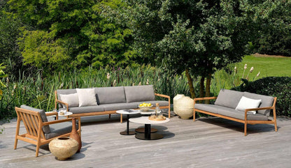 Ethnicraft - Ethnicraft Teak Jack Outdoor Sofa | 3-Sitzer - Gartensofas - Sarto Group