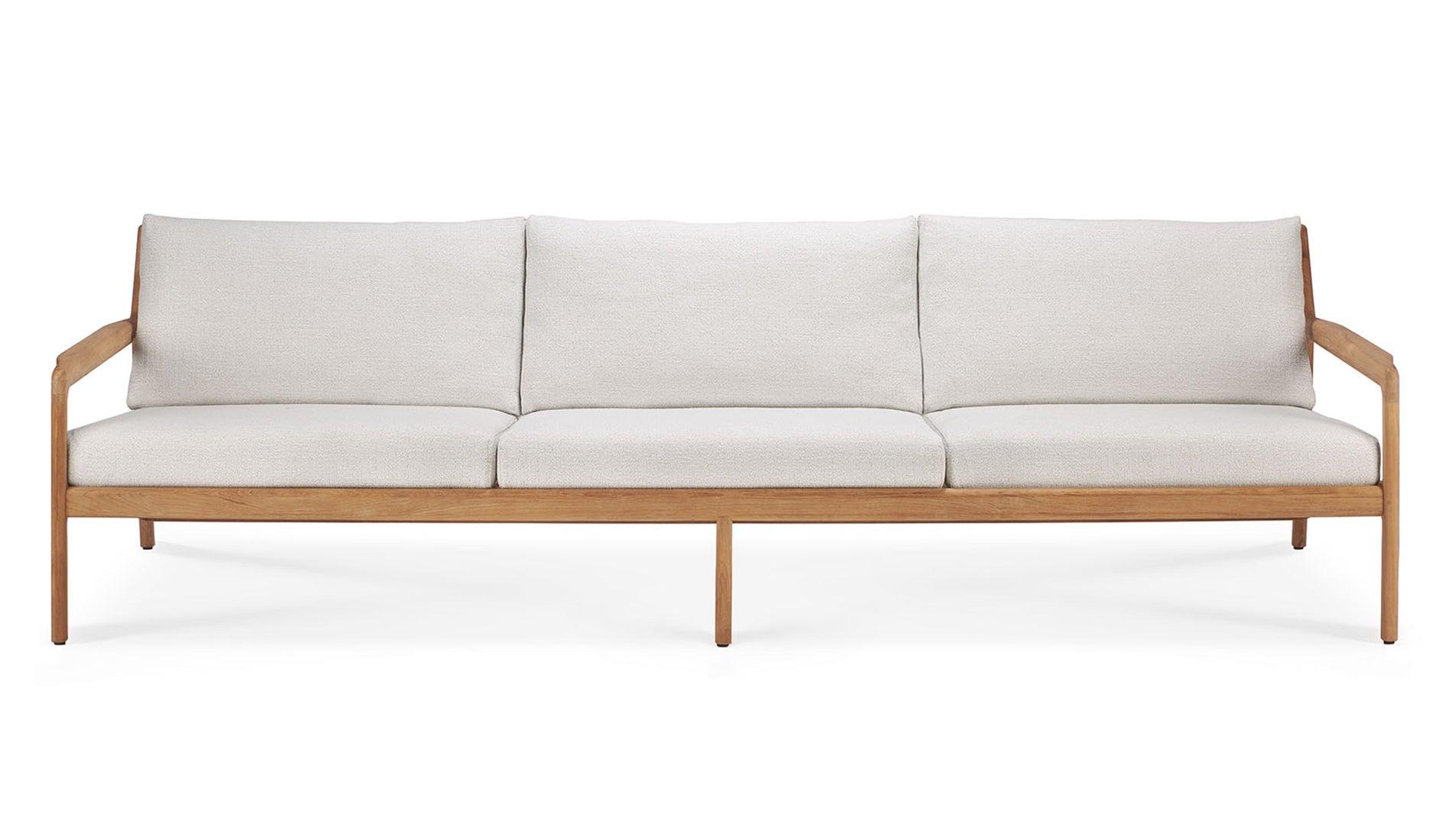 Ethnicraft - Ethnicraft Teak Jack Outdoor Sofa | 3-Sitzer - Gartensofas - Sarto Group