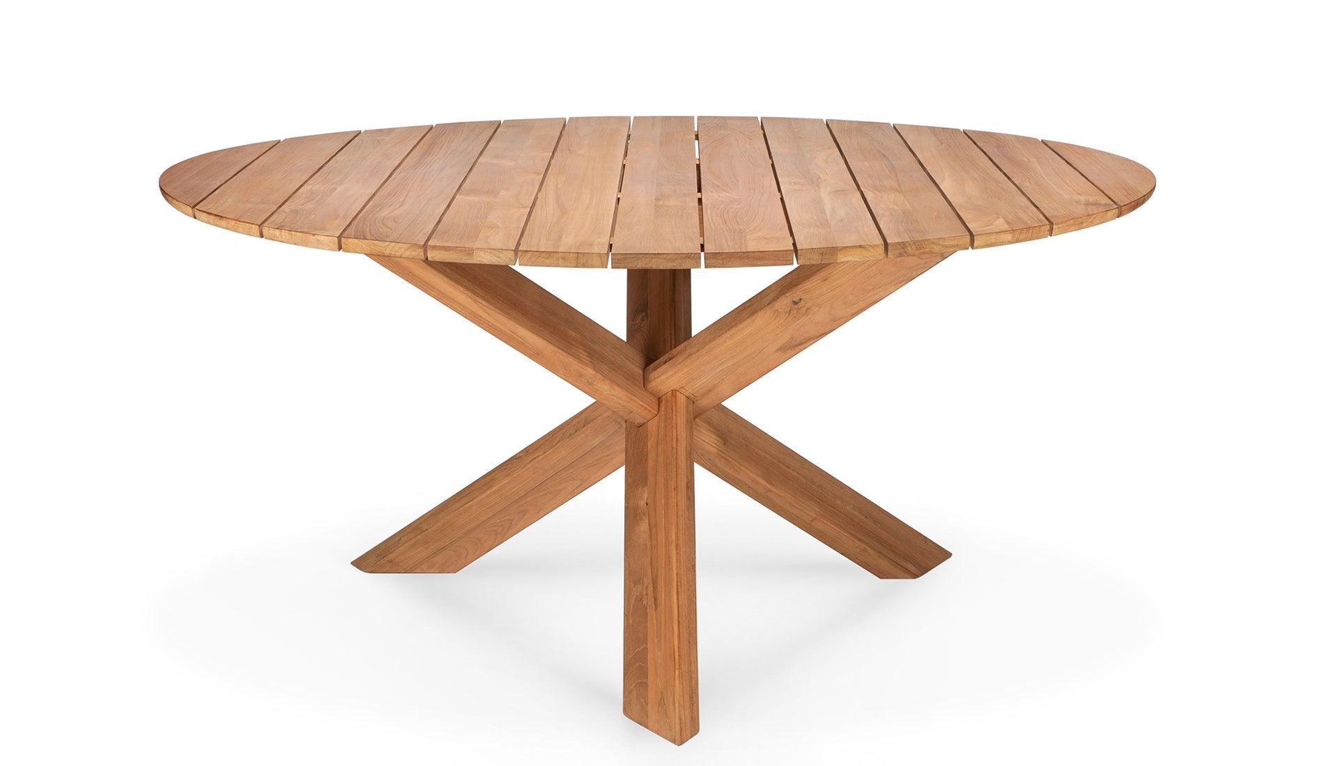 Ethnicraft - Ethnicraft Teak Circle Outdoor Esstisch - Gartentische - Sarto Group