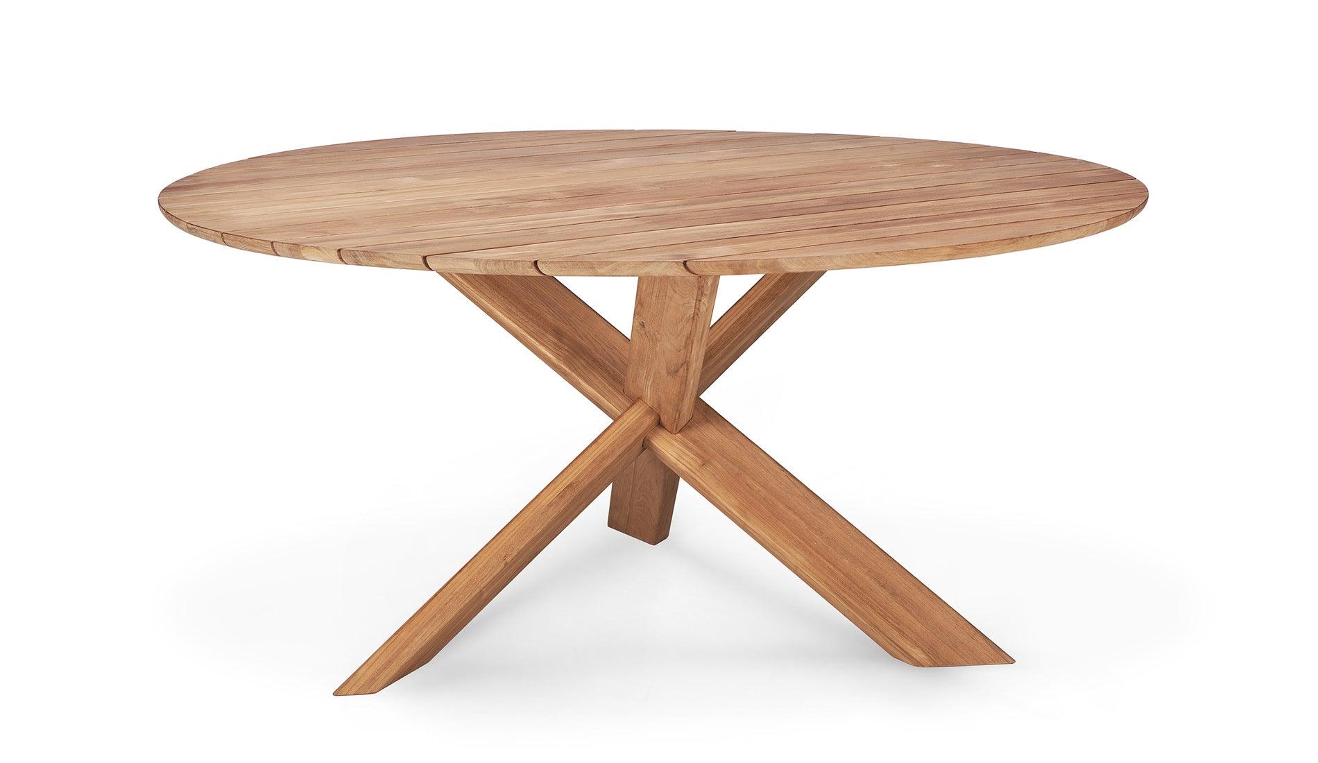 Ethnicraft - Ethnicraft Teak Circle Outdoor Esstisch - Gartentische - Sarto Group