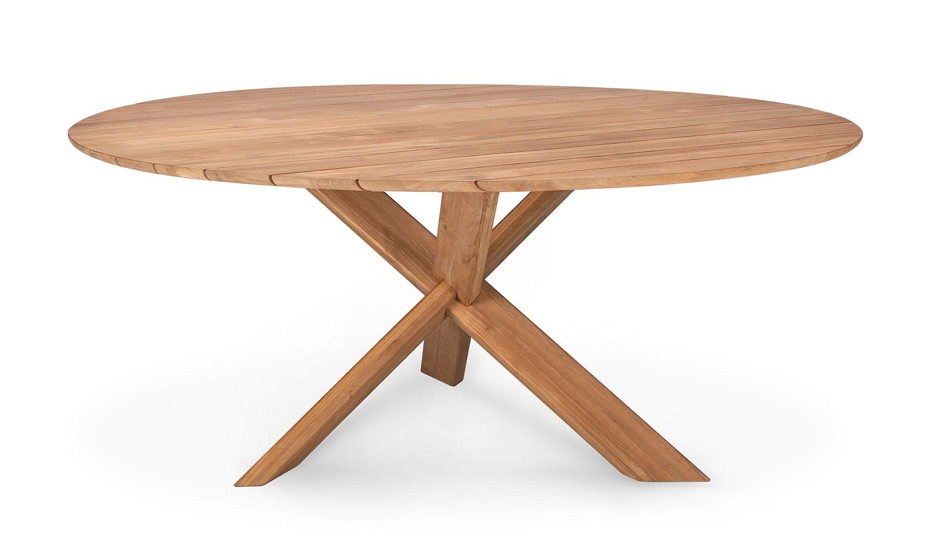 Ethnicraft - Ethnicraft Teak Circle Outdoor Esstisch - Gartentische - Sarto Group