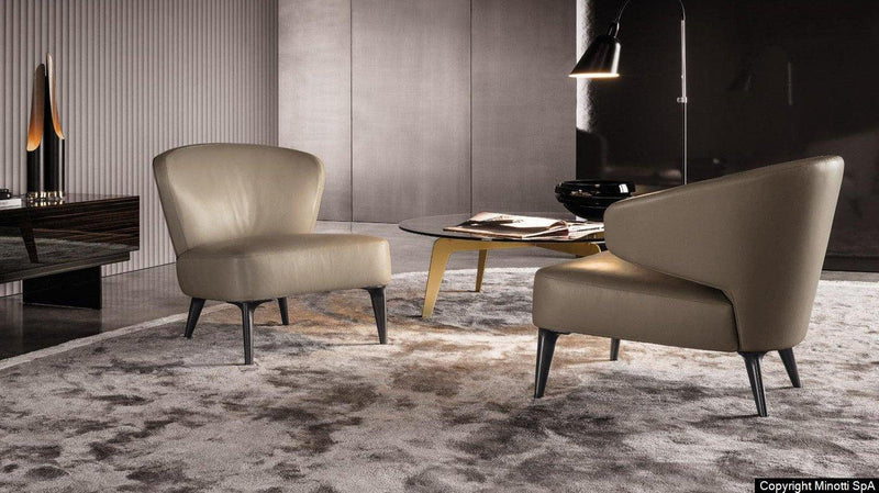 Minotti - Aston Armlehnen Sessel - sarto Tailored Interiors Group