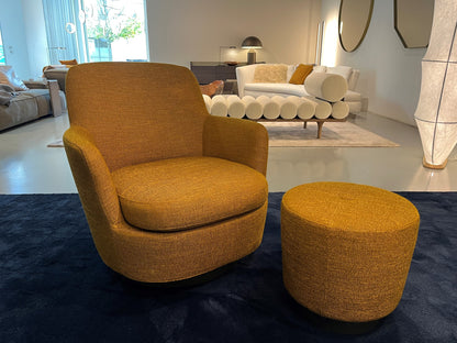 Minotti Jacques High Sessel und Hocker