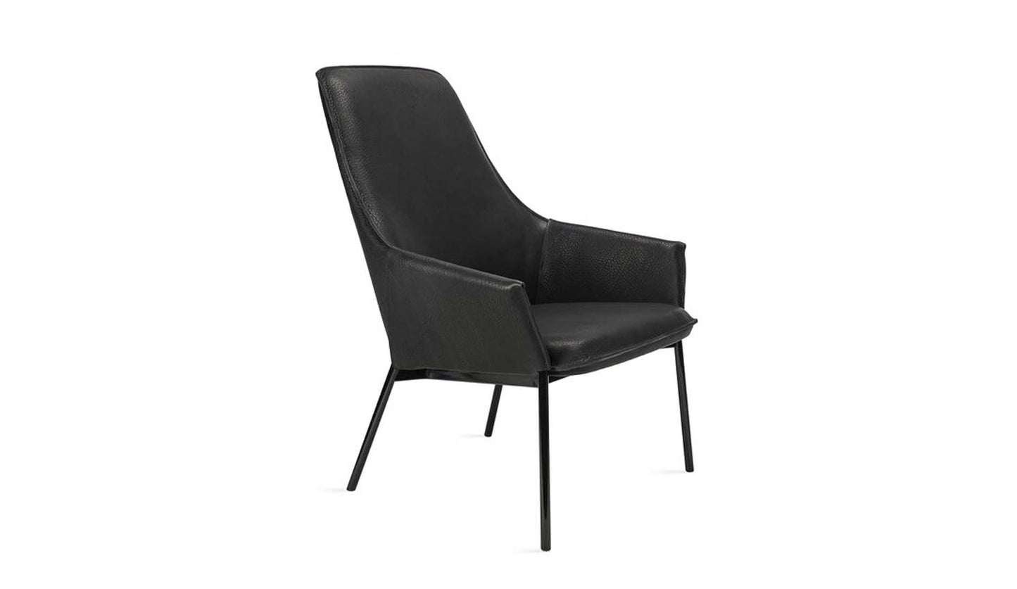 Grace High Loungesessel mit Hocker