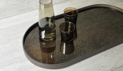 Ethnicraft - Ethnicraft Bronze Mirror Oblong Tablett | M - Tabletts - Sarto Group