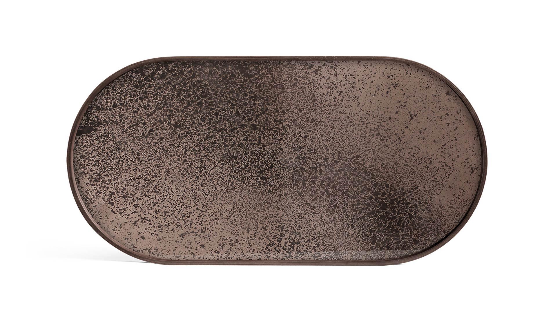 Ethnicraft - Ethnicraft Bronze Mirror Oblong Tablett | M - Tabletts - Sarto Group