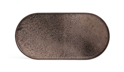 Ethnicraft - Ethnicraft Bronze Mirror Oblong Tablett | M - Tabletts - Sarto Group